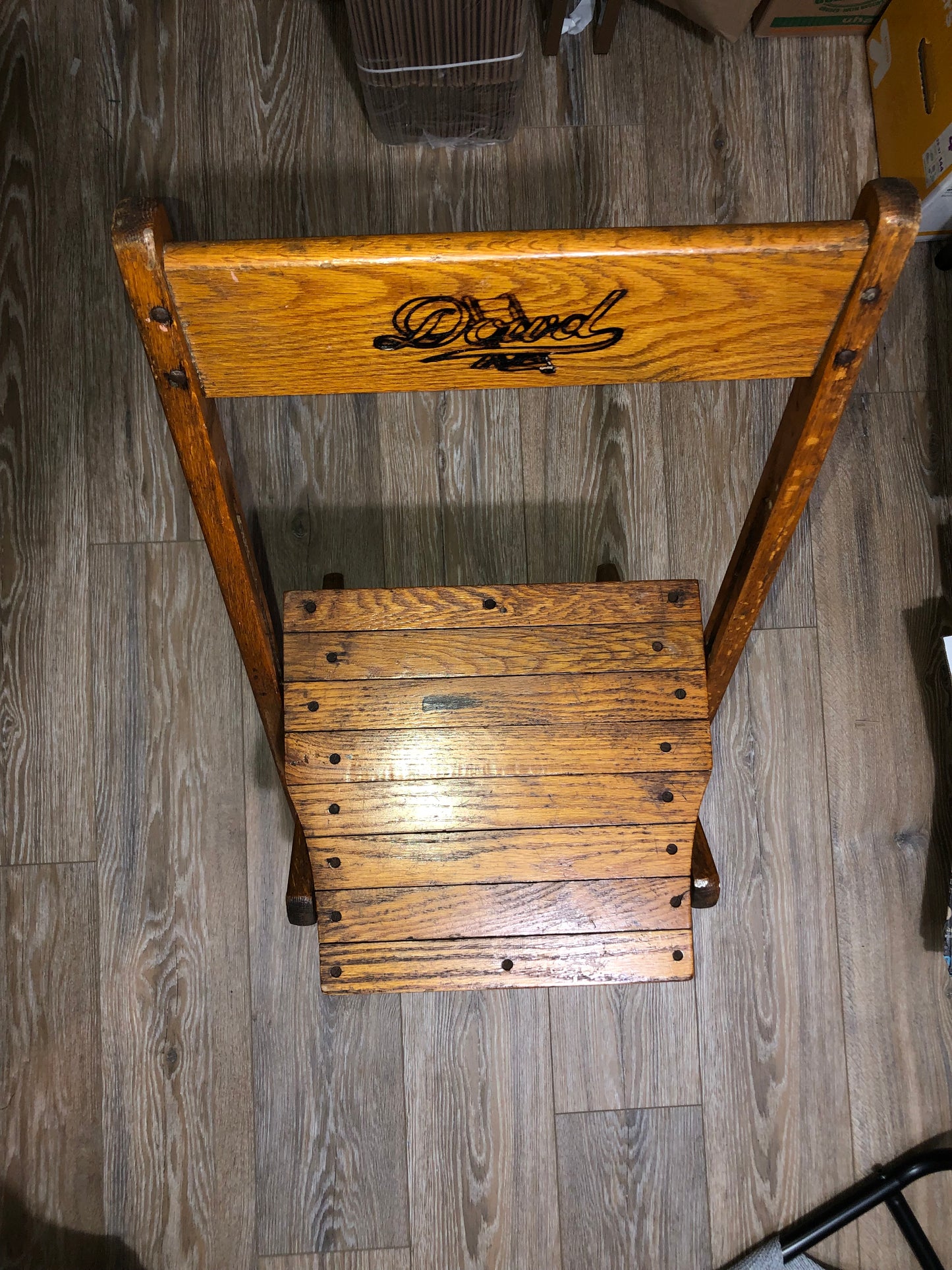 Antique DOWD folding chair (priced individually, 4 available)