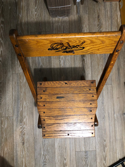 Antique DOWD folding chair (priced individually, 4 available)