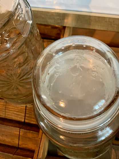 Planter's Jars with original lids, priced individually