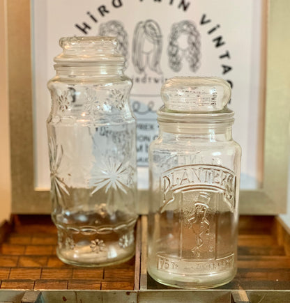 Planter's Jars with original lids, priced individually