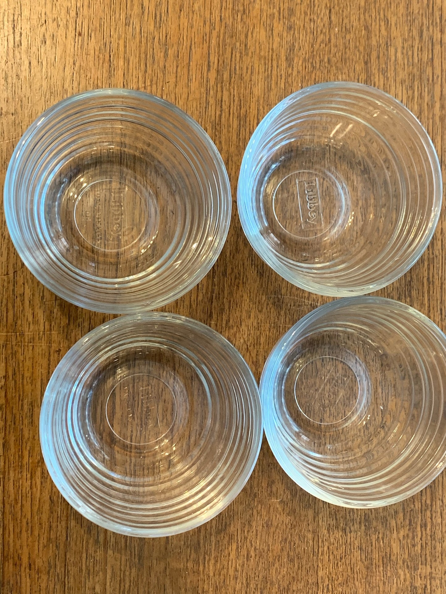 Libbey ribbed custard cups from 1980s (1184) priced individually