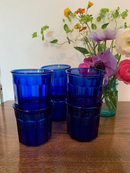 Arcoroc Cobalt Blue drinking glasses (OTTV 1855) 500ml - priced individually