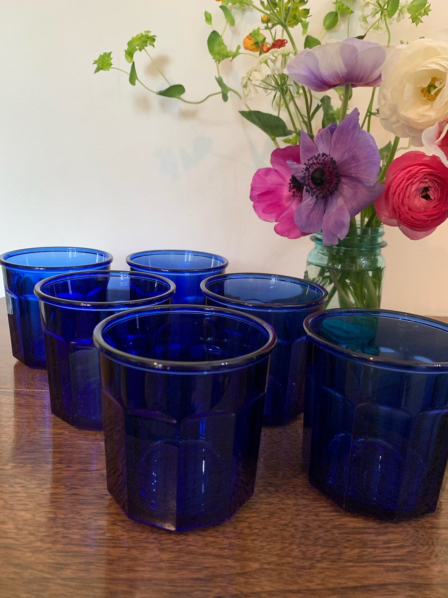 Arcoroc Cobalt Blue drinking glasses (OTTV 1855) 500ml - priced individually