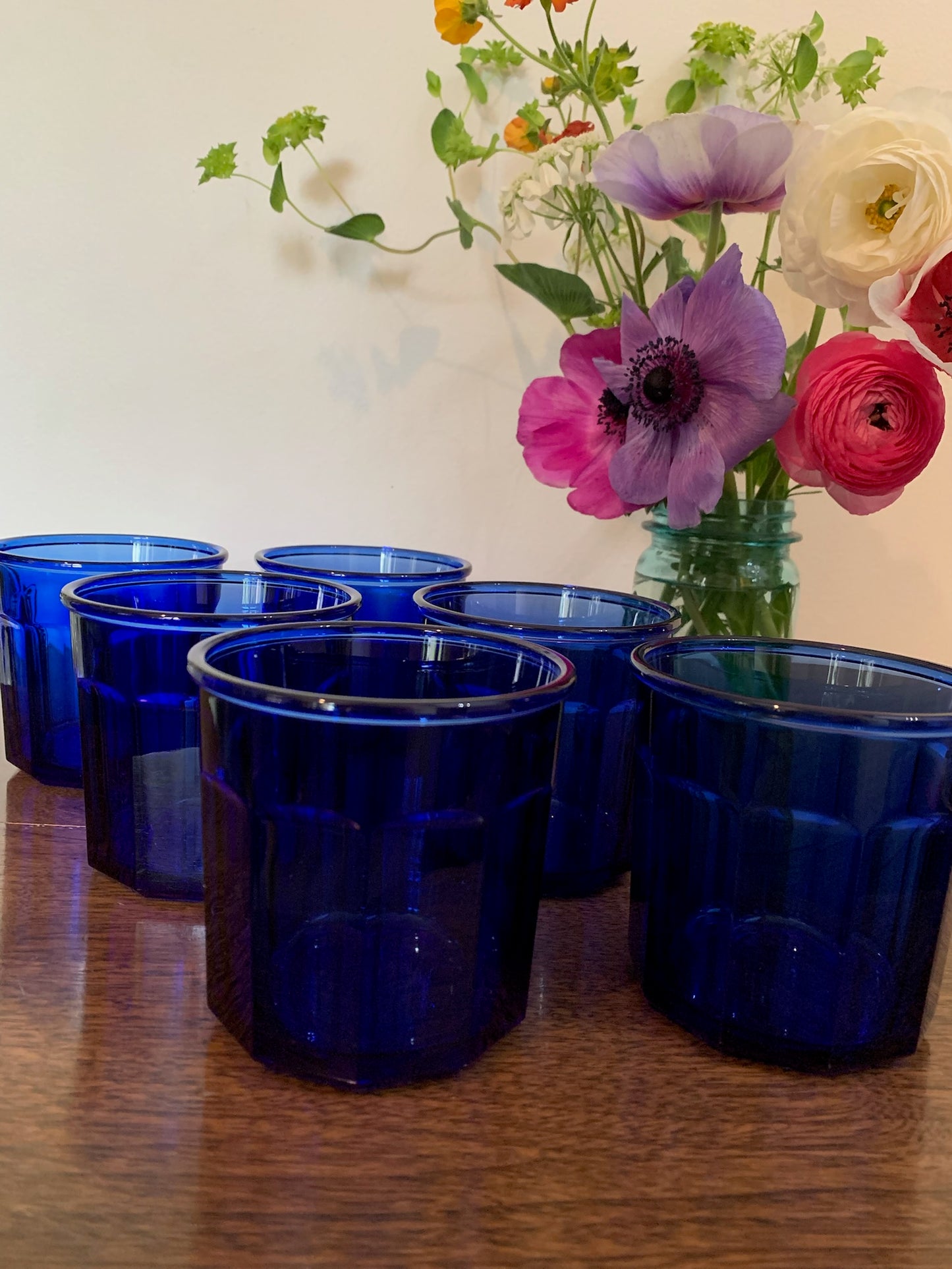 Arcoroc Cobalt Blue drinking glasses (OTTV 1855) 500ml - priced individually