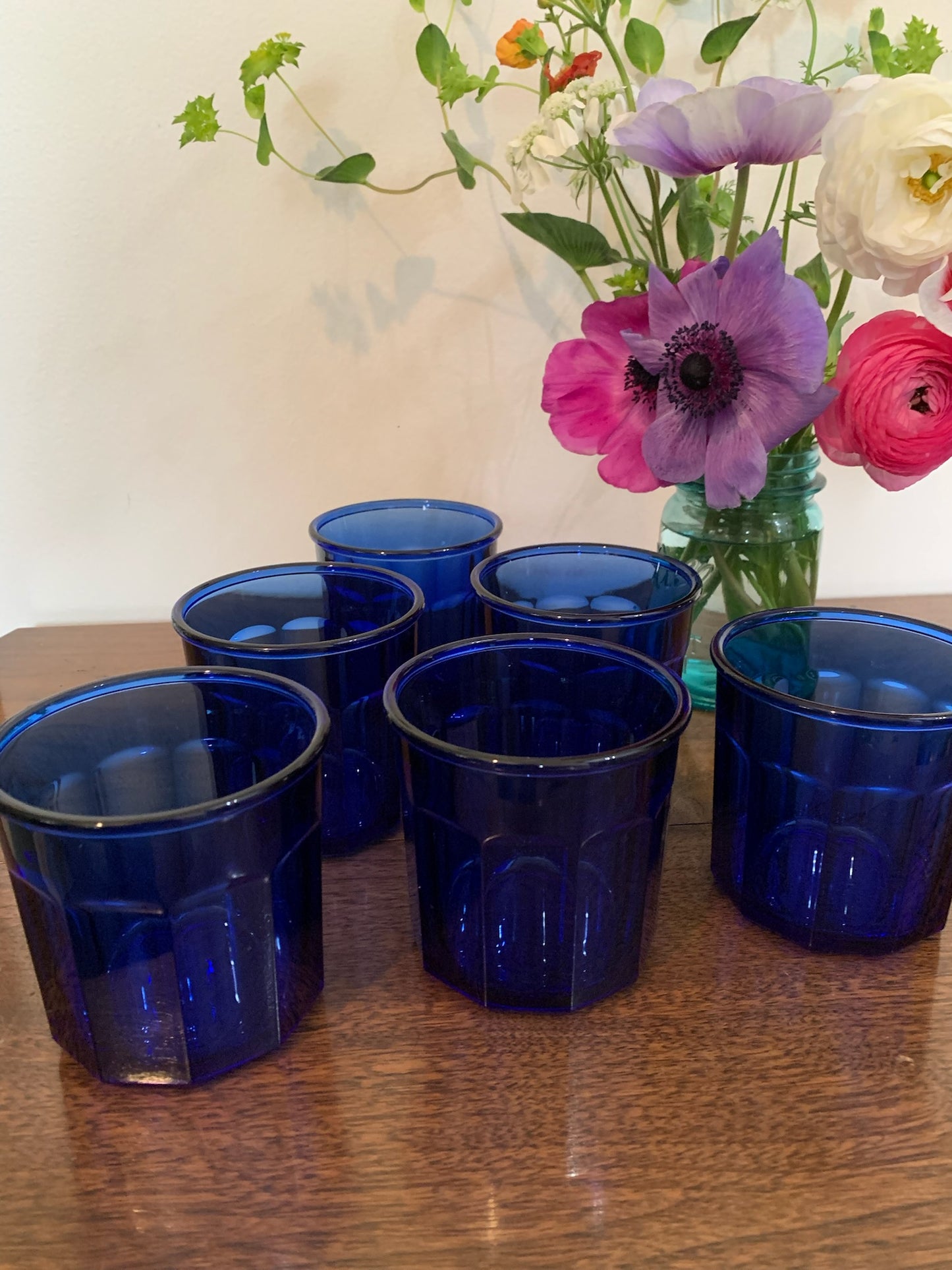 Arcoroc Cobalt Blue drinking glasses (OTTV 1855) 500ml - priced individually