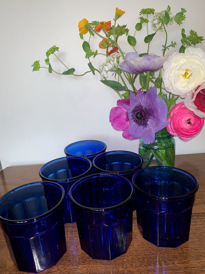 Arcoroc Cobalt Blue drinking glasses (OTTV 1855) 500ml - priced individually