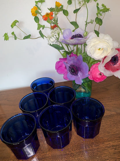 Arcoroc Cobalt Blue drinking glasses (OTTV 1855) 500ml - priced individually