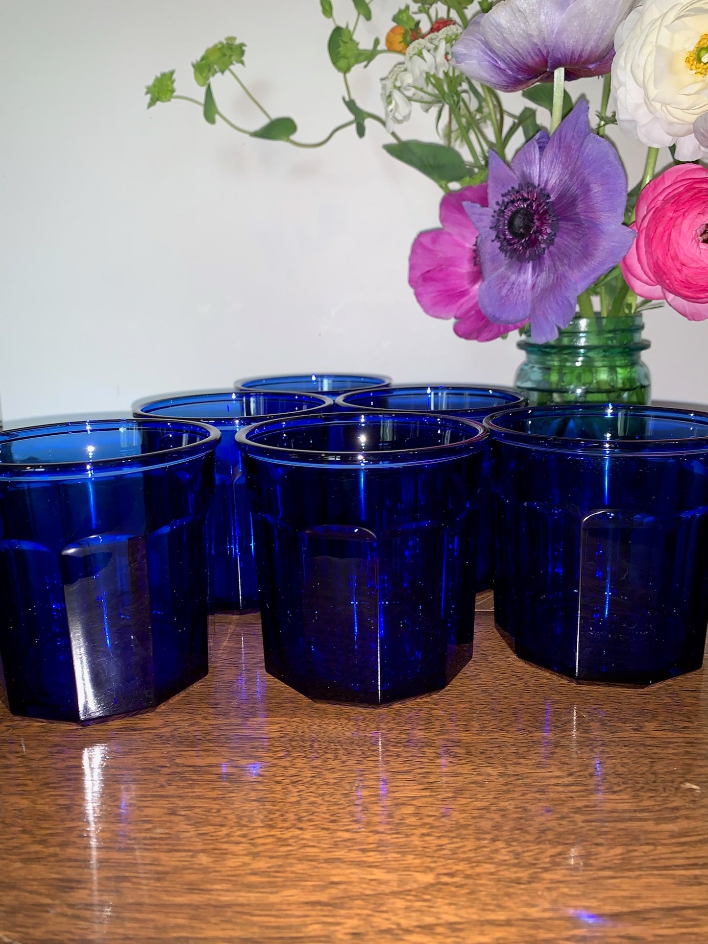 Arcoroc Cobalt Blue drinking glasses (OTTV 1855) 500ml - priced individually