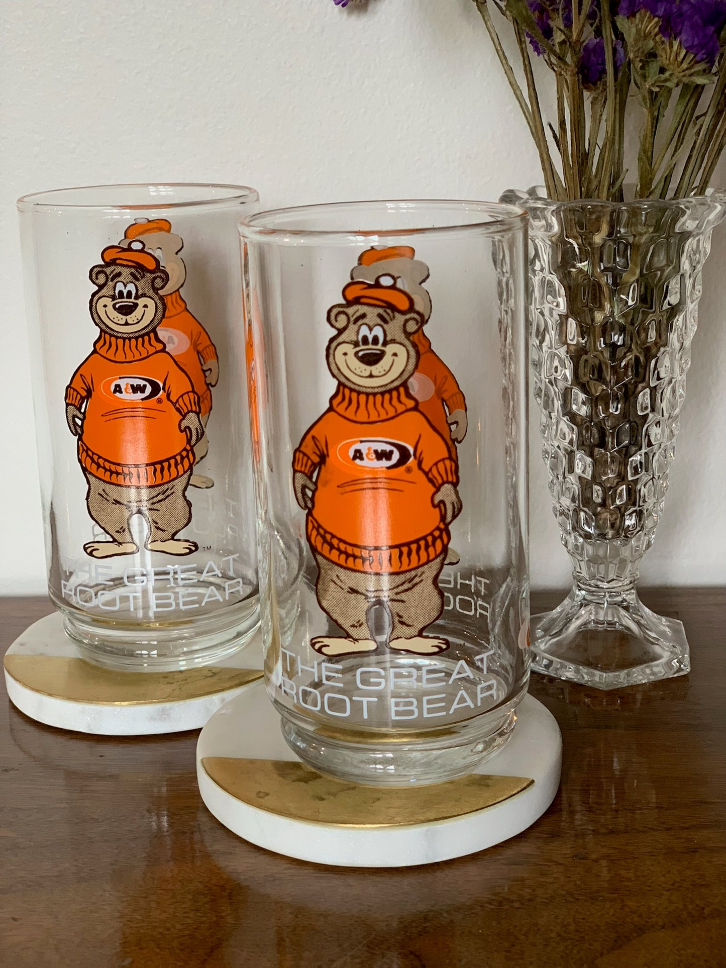 A&W vintage tumbler - the great root bear (OTTV 2862.1) sold separately, 2 available