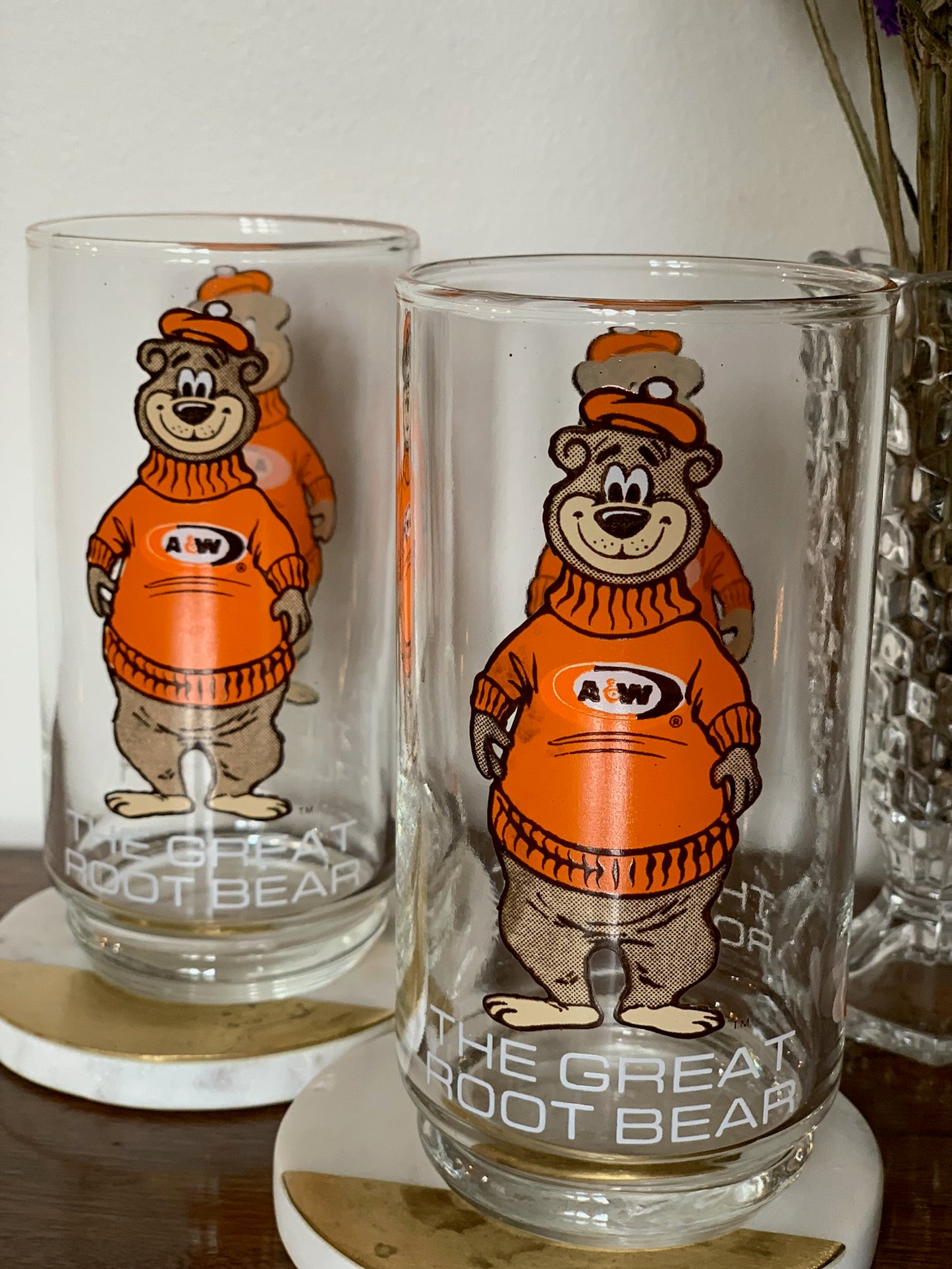 A&W vintage tumbler - the great root bear (OTTV 2862.1) sold separately, 2 available