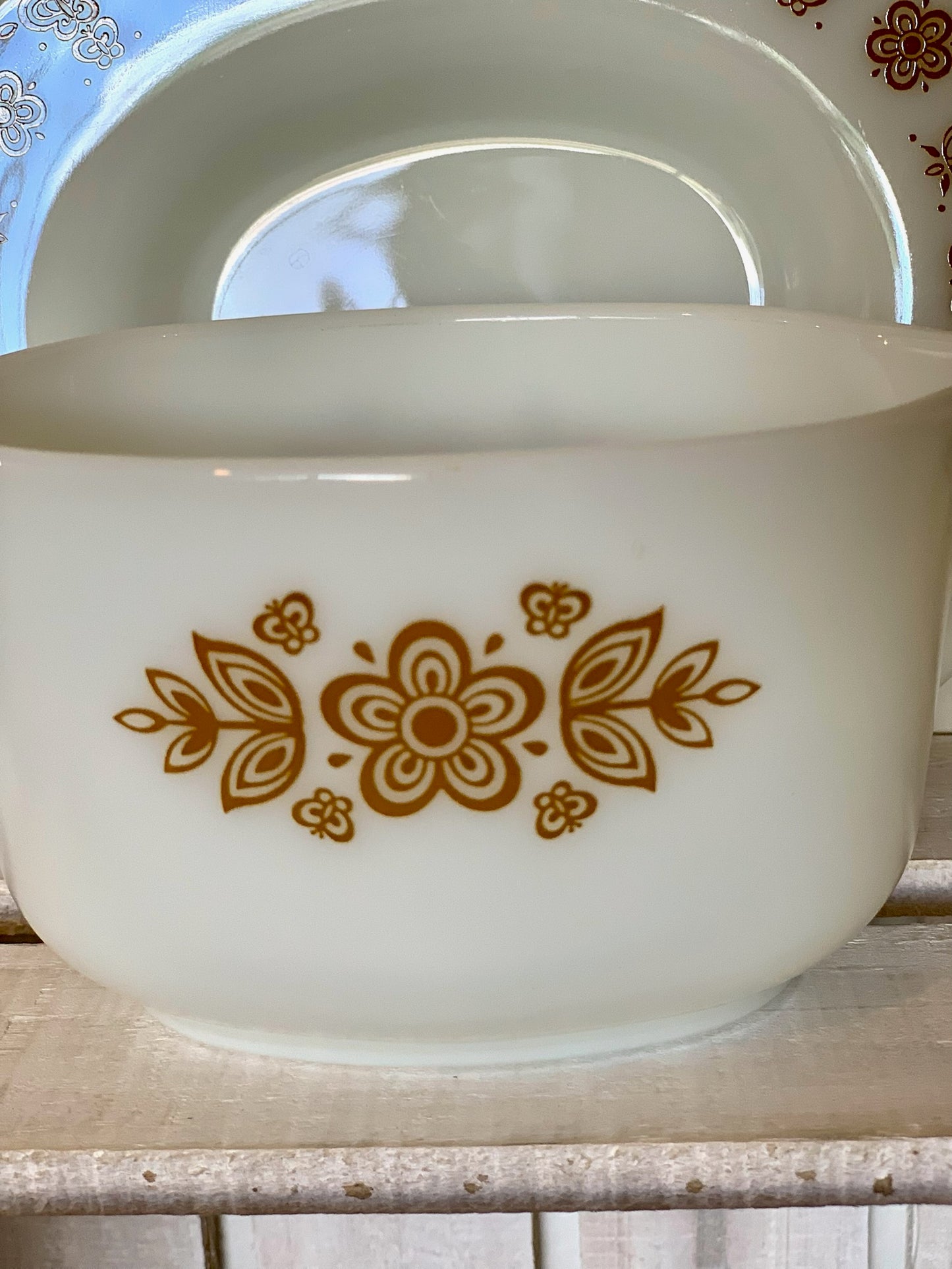 Butterfly Gold Pyrex pieces (OTTV 2864) priced individually