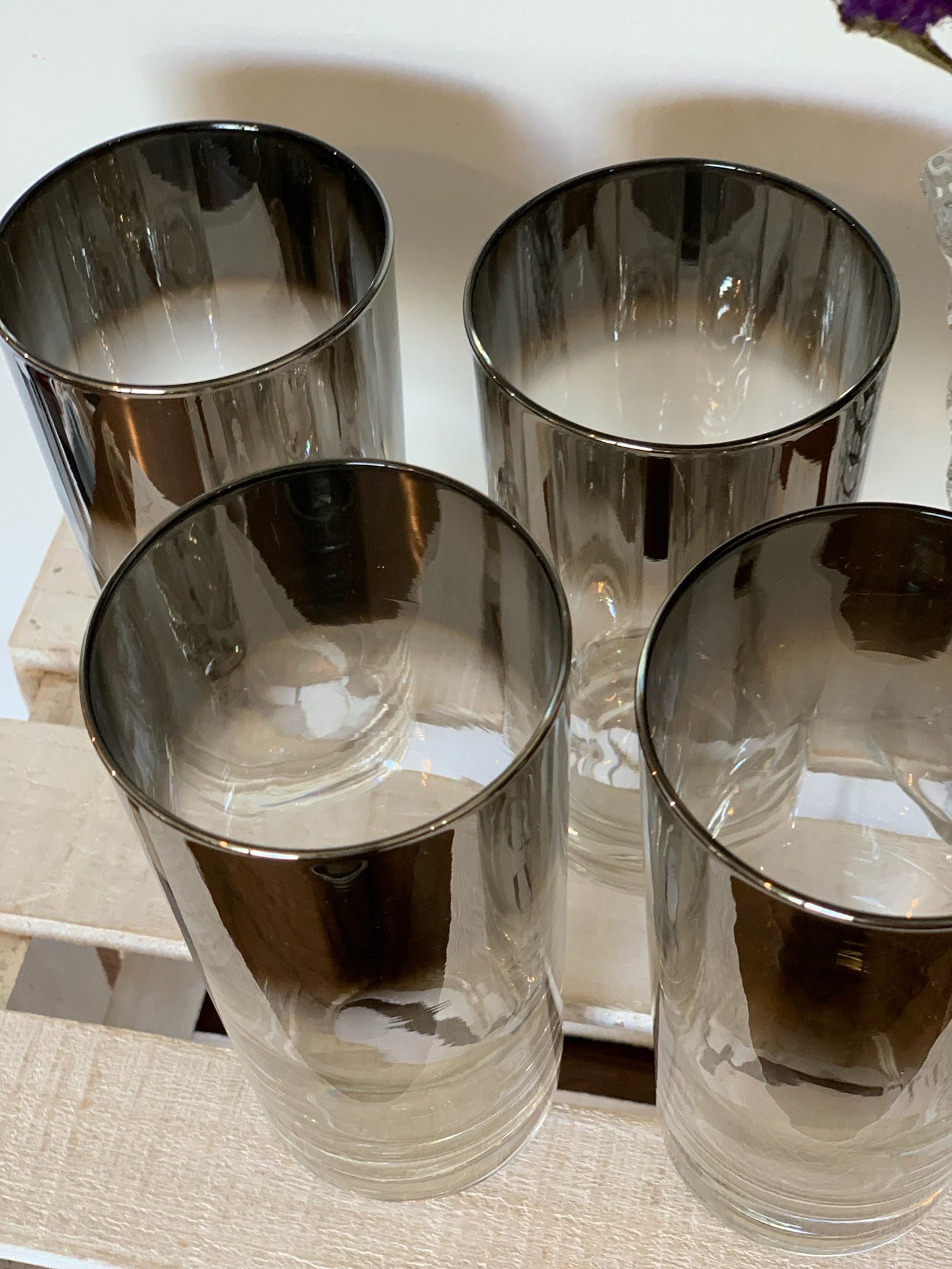 Mercury Bar glasses and ice bucket (OTTV 2800.1) priced individually