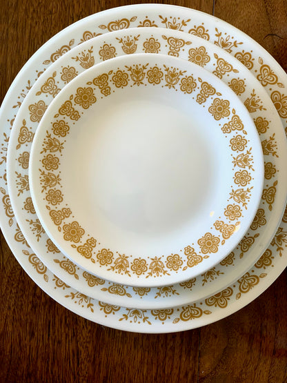 Butterfly Gold Corelle pieces (OTTV 2864) priced individually