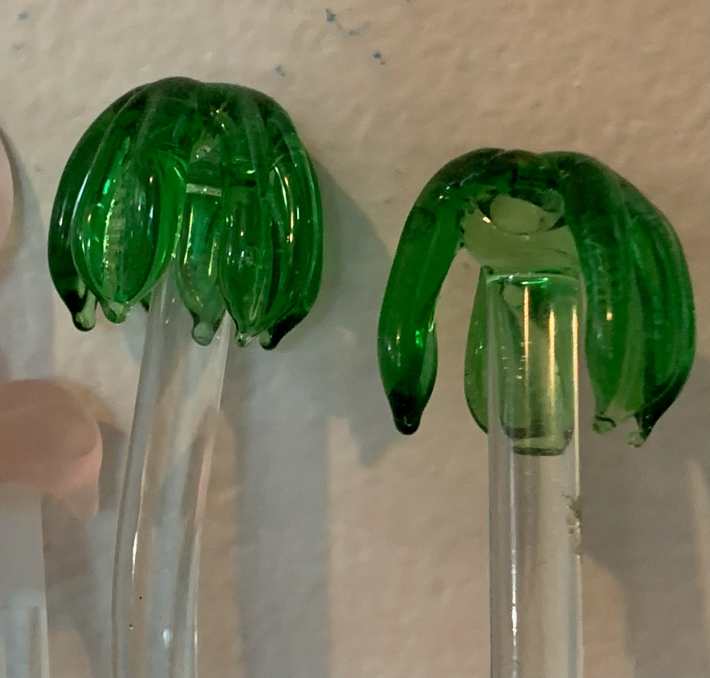 Colored Vintage Glass swizzle sticks - priced individually