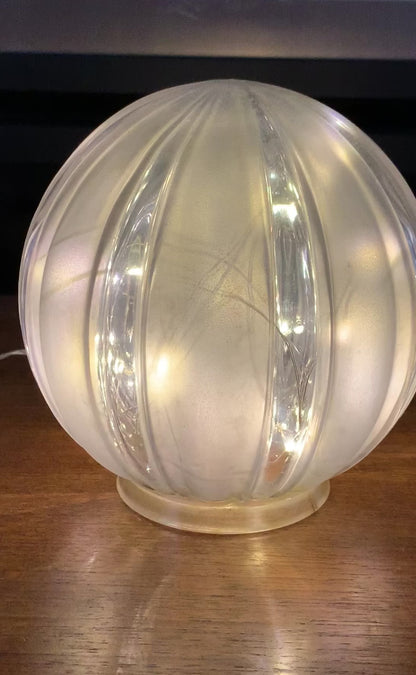 Vintage frosted glass round lamp shade (OTTV 2914.7)