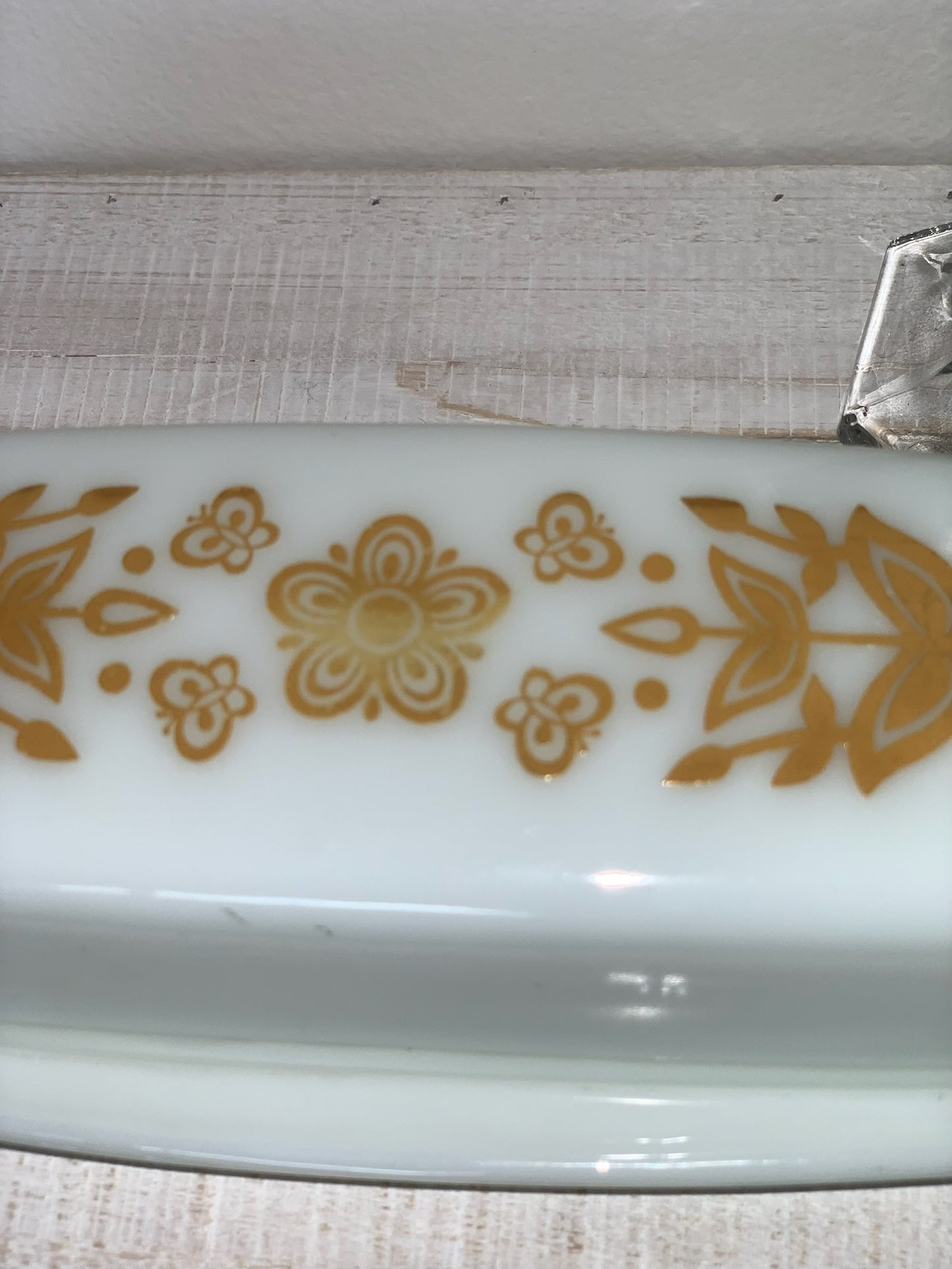 Butterfly Gold Pyrex pieces (OTTV 2864) priced individually